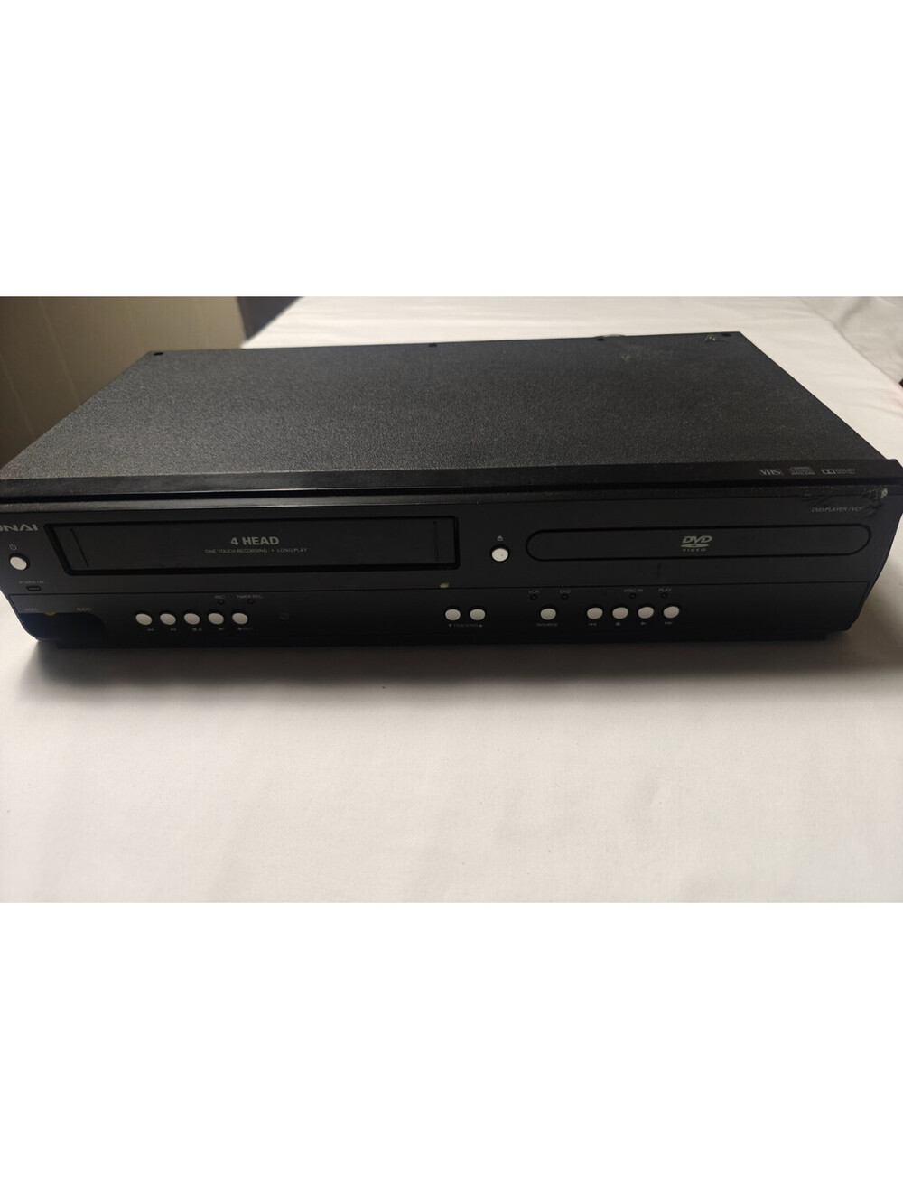 Funai DV220FX5 DVD VCR Combo Player Tested & Dvd Works (No Remote)